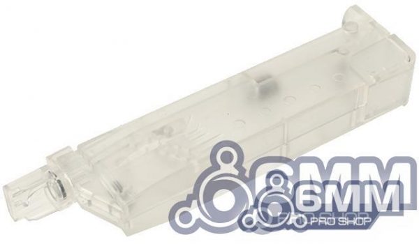 6mmProShop 120 Round Pistol Mag Size Airsoft Universal BB Speed Loader (Color: Clear)