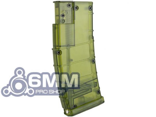 6mmProShop 500 Round Rifle Mag Size Airsoft Universal BB Speed Loader (Color: Jungle Green)
