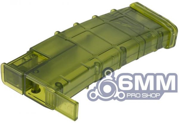 6mmProShop 500 Round Rifle Mag Size Airsoft Universal BB Speed Loader (Color: Jungle Green)