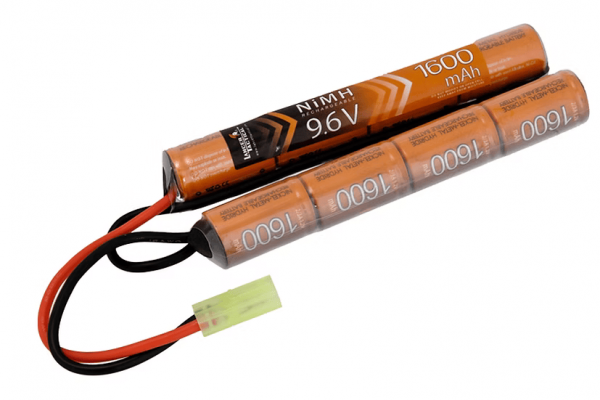 Lancer Tactical NiMH 9.6V 1600 mAh Nunchuck Battery