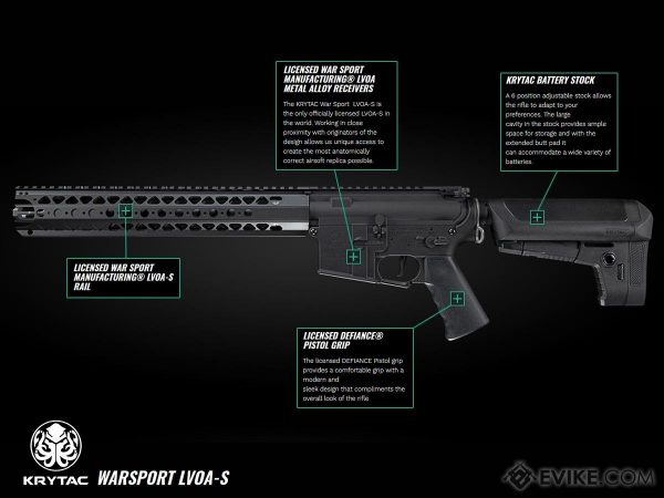 Krytac War Sport LVOA-S Airsoft AEG Rifle